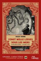 Couverture du livre « Vingt mille lieues sous les mers partie 1 » de Jules Verne aux éditions Ruelaplace