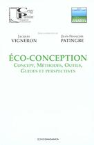 Couverture du livre « Eco-Conception » de Jacques Vigneron aux éditions Economica