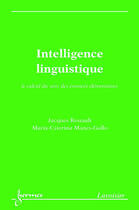 Couverture du livre « Intelligence linguistique » de Rouault aux éditions Hermes Science