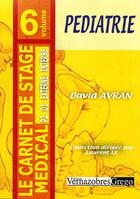 Couverture du livre « Pédiatrie » de David Avran aux éditions Vernazobres Grego
