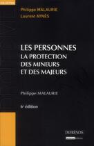 Couverture du livre « Les personnes (6e édition) » de Philippe Malaurie aux éditions Defrenois