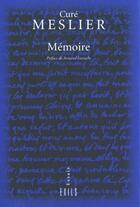Couverture du livre « Mémoire » de Meslier Cure aux éditions Exils
