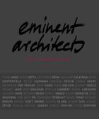 Couverture du livre « Eminent architects » de Ingrid Von Kruse aux éditions Jovis