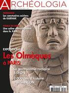 Couverture du livre « Archeologia n 591 - les olmeques a paris - oct 2020 » de  aux éditions Archeologia