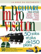 Couverture du livre « Imrovisation guitare cd » de Jjrebillard aux éditions Jj Rebillard