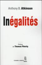 Couverture du livre « Inégalités » de Anthony Atkinson aux éditions Seuil