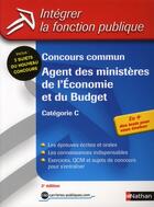 Couverture du livre « Agent des minstères de l'économie et du budget ; concours commun ; catégorie C » de Pascal Tuccinardi aux éditions Nathan