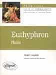 Couverture du livre « Platon, euthyphron » de Alain Complido aux éditions Ellipses