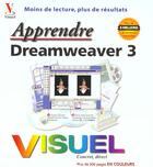 Couverture du livre « Apprendre Dreamweaver 3 » de Michael Wooldridge aux éditions First Interactive