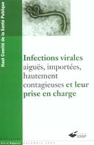 Couverture du livre « Infections virales aigues » de Haut Comite Sp aux éditions Ehesp