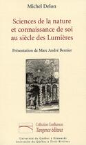 Couverture du livre « Sciences de la nature et connaissance de soi au siecle... » de  aux éditions Pu De Quebec