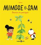Couverture du livre « Mimose et Sam Tome 1 : basilic en panique ! » de Cathon aux éditions Bd Kids