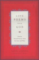 Couverture du livre « Love poems from god » de Daniel Ladinsky aux éditions Random House Us