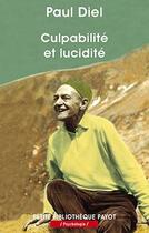 Couverture du livre « Culpabilité et lucidité » de Paul Diel aux éditions Payot