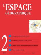 Couverture du livre « Espace geo 2020-2 » de  aux éditions Belin