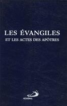 Couverture du livre « Les evangiles et les actes des apotres couverture vynile » de Tamisier Ch Augrain aux éditions Mediaspaul