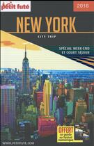 Couverture du livre « GUIDE PETIT FUTE ; CITY TRIP ; New York » de  aux éditions Le Petit Fute