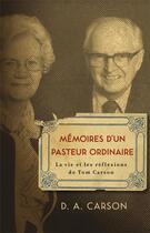 Couverture du livre « Memoires d'un pasteur ordinaire » de Carson Donald aux éditions Sembeq