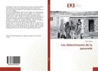 Couverture du livre « Les determinants de la pauvrete » de  aux éditions Editions Universitaires Europeennes