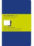 Couverture du livre « Cahier blanc tres grand format souple carton bleu marine » de Moleskine aux éditions Moleskine Papet