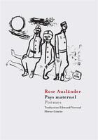 Couverture du livre « Pays maternel » de Rose Auslander aux éditions Heros Limite