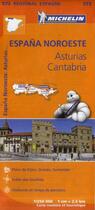Couverture du livre « Espana noroeste : asturias, cantabria » de Collectif Michelin aux éditions Michelin