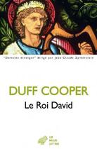 Couverture du livre « Le roi David » de Duff Cooper aux éditions Belles Lettres