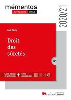 Couverture du livre « Droit des sûretés (édition 2020/2021) » de Gael Piette aux éditions Gualino