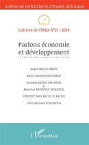 Couverture du livre « Cahiers de l'IREA ; parlons économie et développement » de  aux éditions L'harmattan
