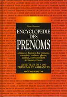 Couverture du livre « Encyclopedie des prenoms » de Elaine Chastenier aux éditions De Vecchi