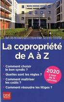 Couverture du livre « La copropriété de A à Z (édition 2020) » de Sylvie Dibos-Lacroix aux éditions Prat Editions