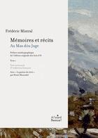 Couverture du livre « Mémoires et récits t.1 au mas dou juge : avec 