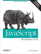Couverture du livre « JavaScript ; the definitive guide » de David Flanagan aux éditions O Reilly