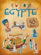 Couverture du livre « Egypte ; autocollants documentaires » de  aux éditions Deux Coqs D'or