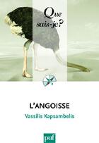 Couverture du livre « L'angoisse (2e édition) » de Vassilis Kapsambelis aux éditions Que Sais-je ?