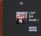 Couverture du livre « L'art de la rue au musée ? » de  aux éditions Rocher