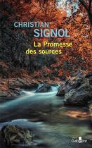 Couverture du livre « La promesse des sources » de Christian Signol aux éditions Gabelire