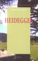 Couverture du livre « Heidegger ; la question du logos » de Francoise Dastur aux éditions Vrin