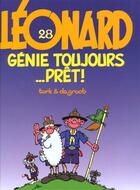 Couverture du livre « Léonard t.28 : génie toujours... prêt ! » de Bob De Groot et Turk aux éditions Lombard