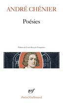 Couverture du livre « Poésies » de Andre Chenier aux éditions Gallimard