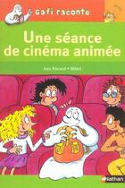 Couverture du livre « Une séance de cinéma animée ; niveau 2, je lis » de Ann Rocard et Merel aux éditions Nathan