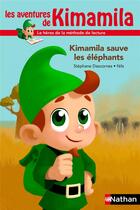 Couverture du livre « Kimamila sauve les éléphants » de Stephane Descornes et Nils aux éditions Nathan