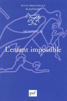 Couverture du livre « L'enfant impossible » de Mi-Kyung Yi aux éditions Puf