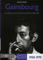 Couverture du livre « Serge Gainsbourg 1958-1970 » de Ludovic Perrin aux éditions Hors Collection