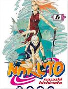 Couverture du livre « Naruto t.6 » de Masashi Kishimoto aux éditions Kana