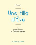 Couverture du livre « Une fille d'Ève de Balzac » de Honoré De Balzac aux éditions Editions Du Cenacle