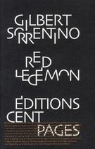 Couverture du livre « Red le démon » de Gilbert Sorrentino aux éditions Cent Pages