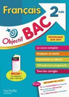 Couverture du livre « Objectif bac francais 2nde » de Lisle Isabelle aux éditions Hachette Education