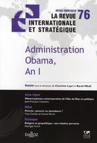 Couverture du livre « Administration Obama, an 1 » de Charlotte Lepri aux éditions Dalloz