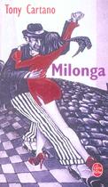 Couverture du livre « Milonga » de Cartano-T aux éditions Le Livre De Poche